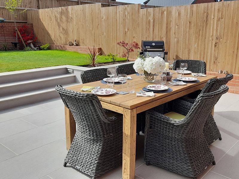 York 6 Chair Rectangular Dining Set -Garden Furniture Centre-HighRange,Reclaimed Furniture,ere,Rattan,Tables,Dining Set,Teak,Outdoor Furniture,Rattan Furniture,Teak Garden Furniture,Outdoor Dining-{collection_title}