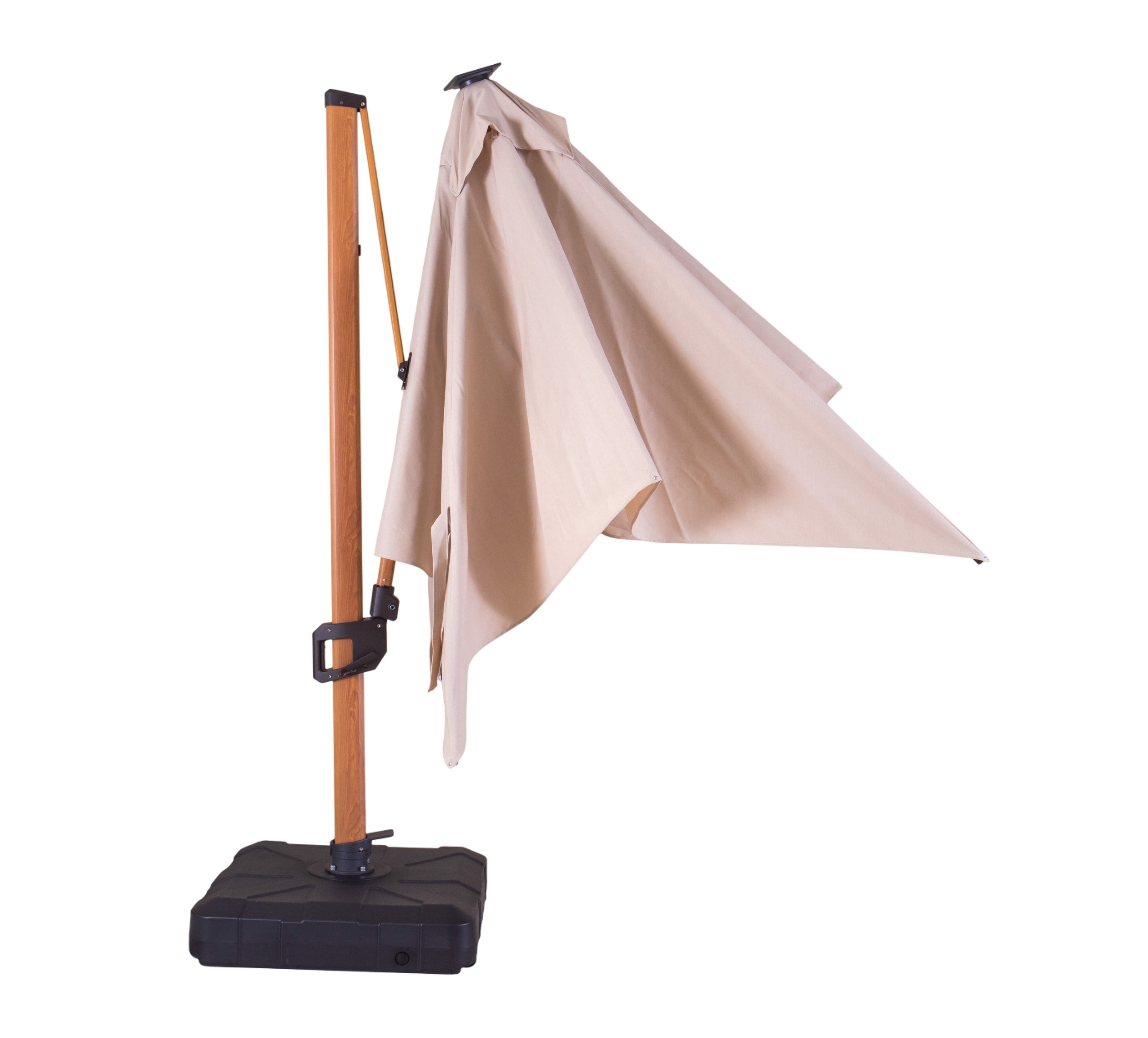 Pisa 3M Square Cantilever Parasol with LED Lights | Pre-Order End of May