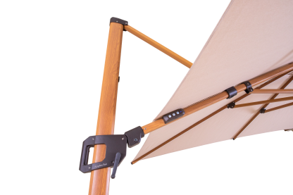 Pisa 3M Square Cantilever Parasol with LED Lights | Pre-Order End of May