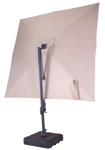 Sicily 3M Square Cantilever Parasol With LED Lights | Pre-Order