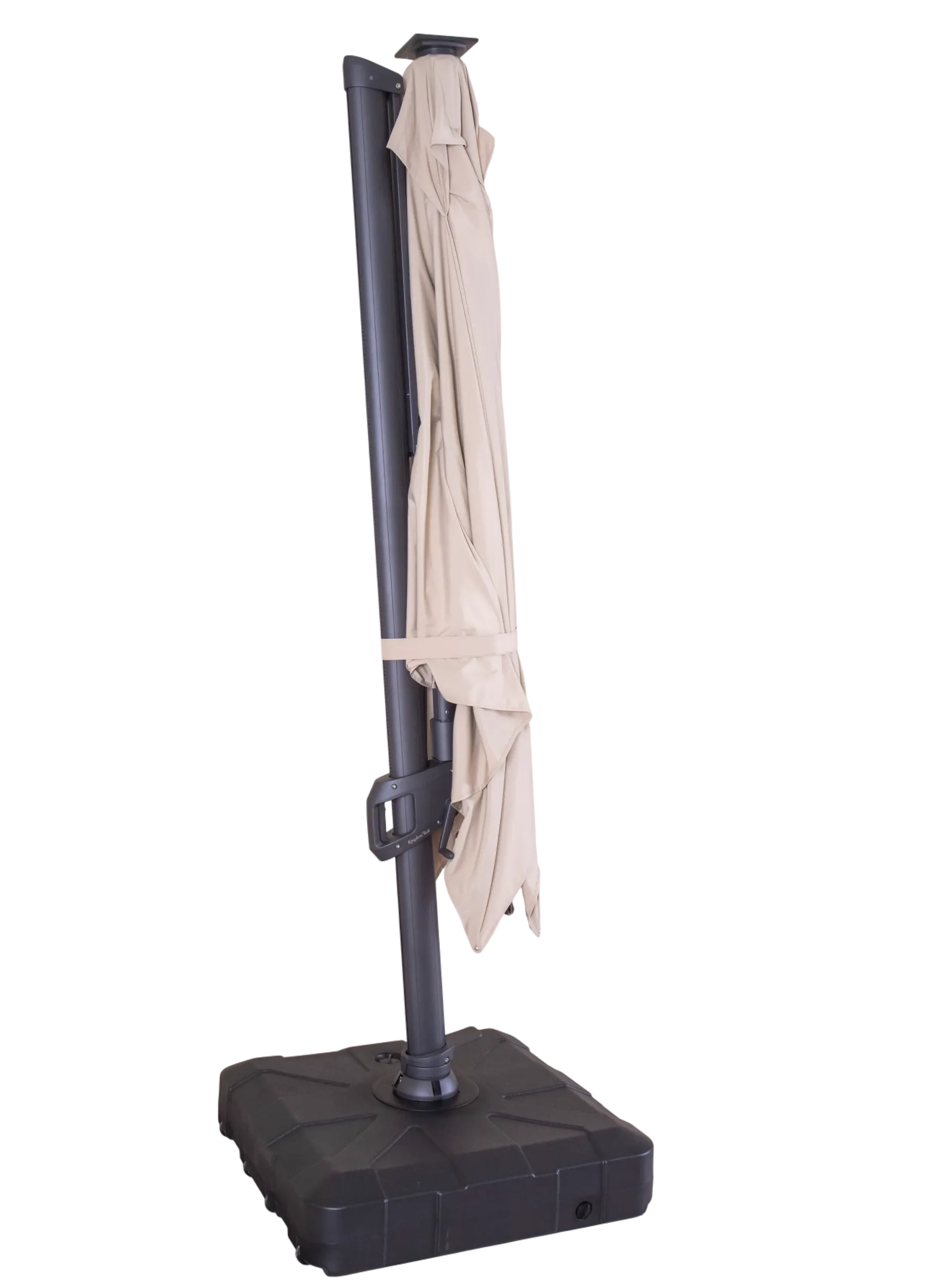 Sicily 3M Square Cantilever Parasol With LED Lights-Garden Furniture Centre-MidInstock,instock,MidRange,Cantilever Parasols,Cantilever Parasols Parasols,Parasols-{collection_title}