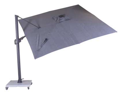 Sicily 3M Square Cantilever Parasol With LED Lights | Pre-Order