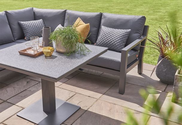Mini Timber Corner Dining Set | LIFE Range -Garden Furniture Centre-HighRange,Tables,Dining Set,Outdoor Furniture,Metal Furniture,Corner Lounge Units,Life Range,Outdoor Dining-{collection_title}