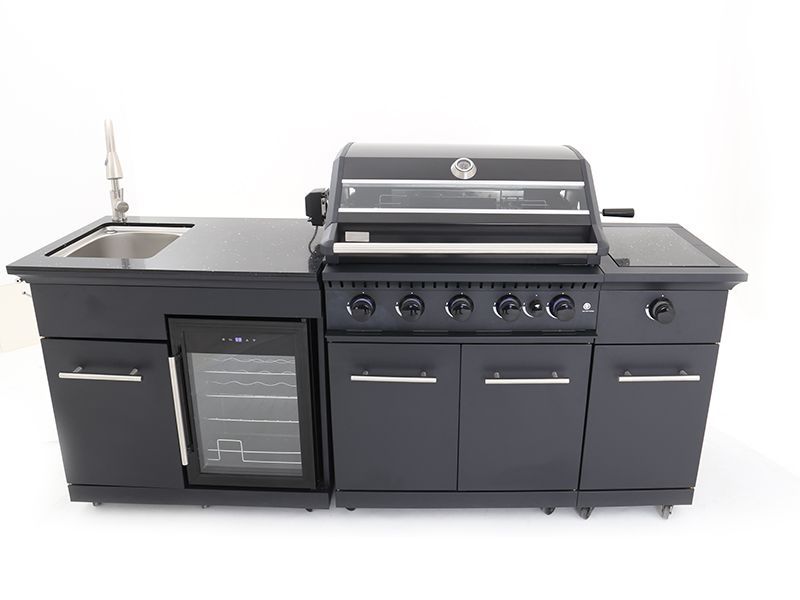 Island Four Burner Kitchen BBQ -Garden Furniture Centre-HighRange,Outdoor Kitchens,Outdoor Kitchen,BBQ's-{collection_title}