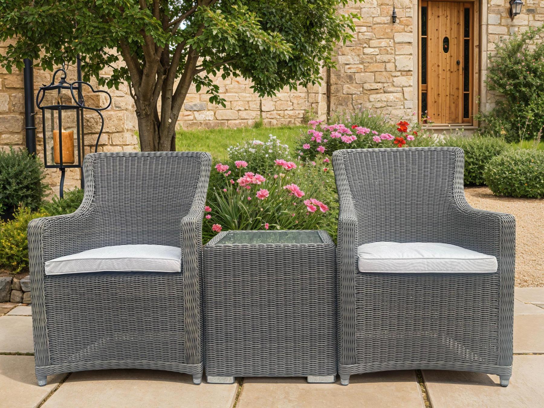 Seville Duo Set-Garden Furniture Centre-MidInstock,instock,MidRange,Teak,Outdoor Furniture,Rattan Furniture,Balcony & Duo Sets-{collection_title}