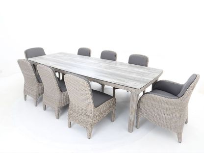 Meteor 8 Chair Dining Set