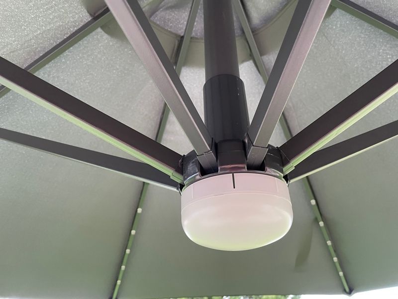 Saturn LED Parasol 3M Diameter-Garden Furniture Centre-48Hour Dispatch,LowRange,Round,Parasols,LED Furniture,Cantilever Parasols Parasols,LED Parasols-{collection_title}