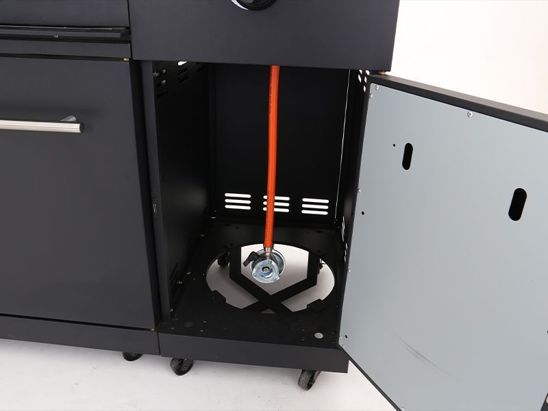 Island Four Burner Kitchen BBQ 
