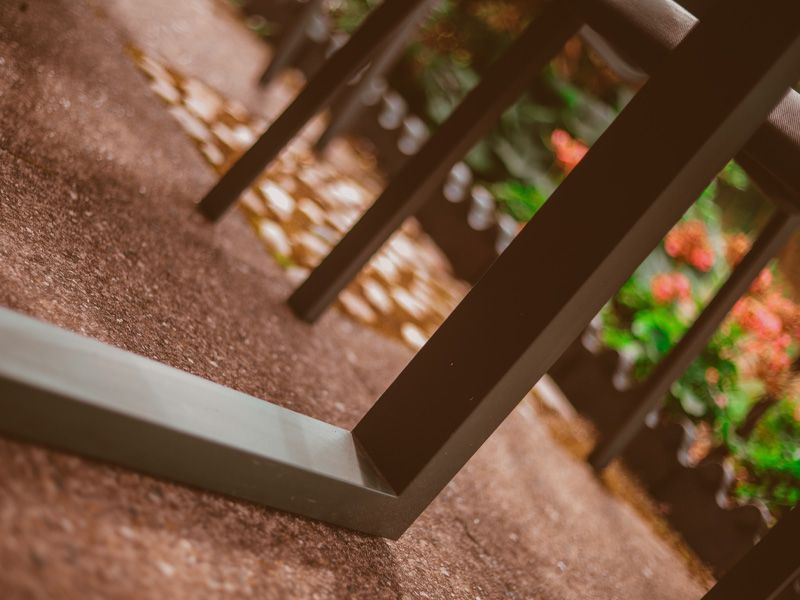 Edge Sense 8 Chair Dining Set | FSC® Certified -Garden Furniture Centre-HighRange,Metal,Tables,Dining Set,Outdoor Furniture,Teak Garden Furniture,Metal Furniture,FSC®,Outdoor Dining-{collection_title}