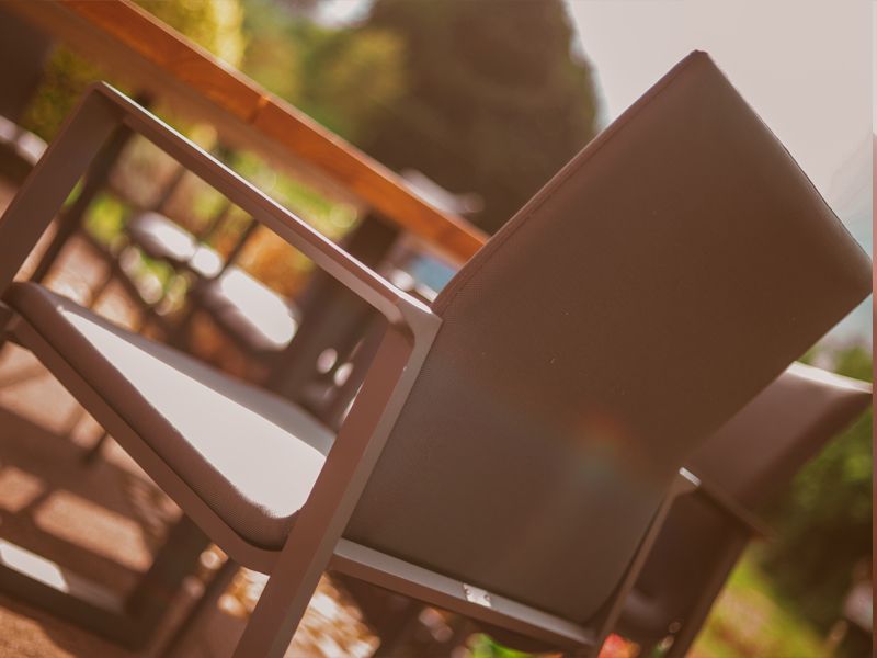 Edge Sense 8 Chair Dining Set | FSC® Certified -Garden Furniture Centre-HighRange,Metal,Tables,Dining Set,Outdoor Furniture,Teak Garden Furniture,Metal Furniture,FSC®,Outdoor Dining-{collection_title}