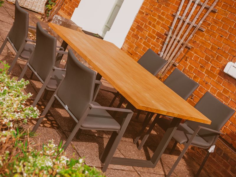 Edge Sense 6 Chair Dining Set | FSC® Certified 