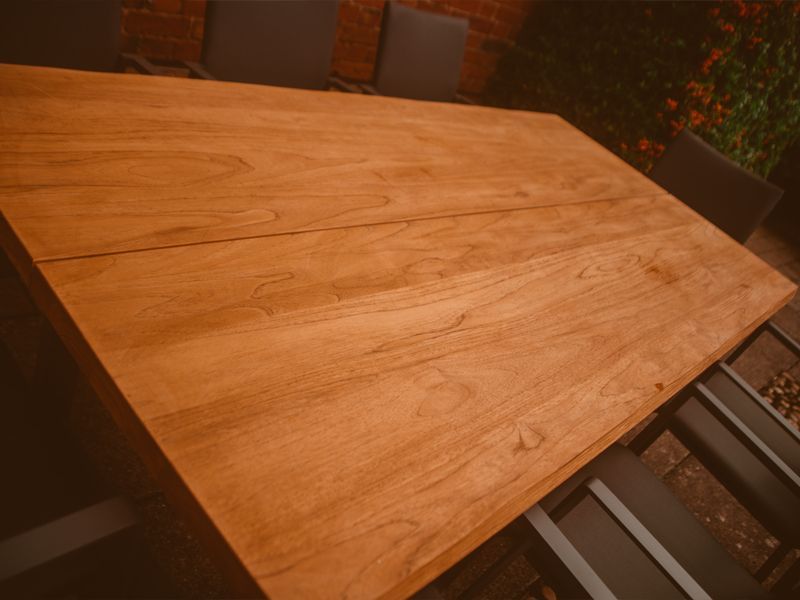 Edge Sense 8 Chair Dining Set | FSC® Certified -Garden Furniture Centre-HighRange,Metal,Tables,Dining Set,Outdoor Furniture,Teak Garden Furniture,Metal Furniture,FSC®,Outdoor Dining-{collection_title}