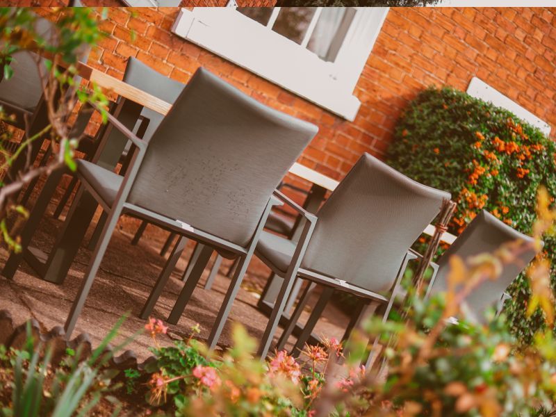 Edge Sense 8 Chair Dining Set | FSC® Certified -Garden Furniture Centre-HighRange,Metal,Tables,Dining Set,Outdoor Furniture,Teak Garden Furniture,Metal Furniture,FSC®,Outdoor Dining-{collection_title}