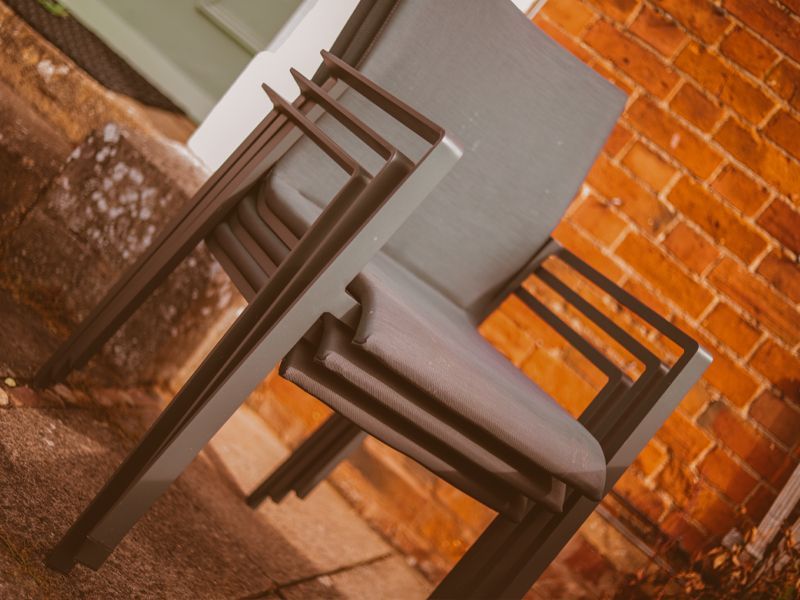 Edge Sense 8 Chair Dining Set | FSC® Certified -Garden Furniture Centre-HighRange,Metal,Tables,Dining Set,Outdoor Furniture,Teak Garden Furniture,Metal Furniture,FSC®,Outdoor Dining-{collection_title}