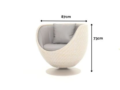 Meteor Swivel Chair | Luxury 360° Outdoor Rattan Garden Chair