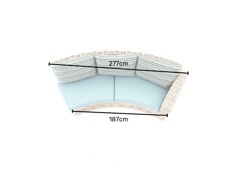 Fiji Curved Sofa 