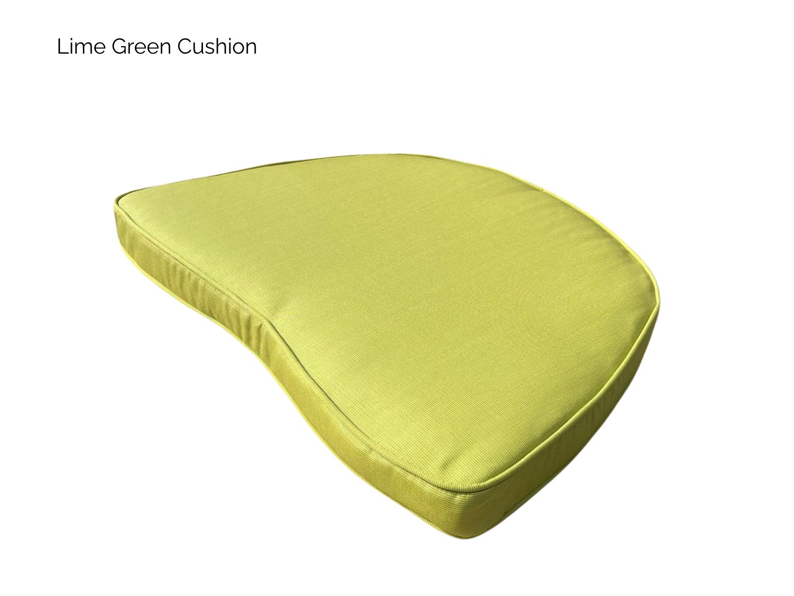 View Half Moon Chair Cushion Lime Green View Half Moon Chair Cushion Lime Green