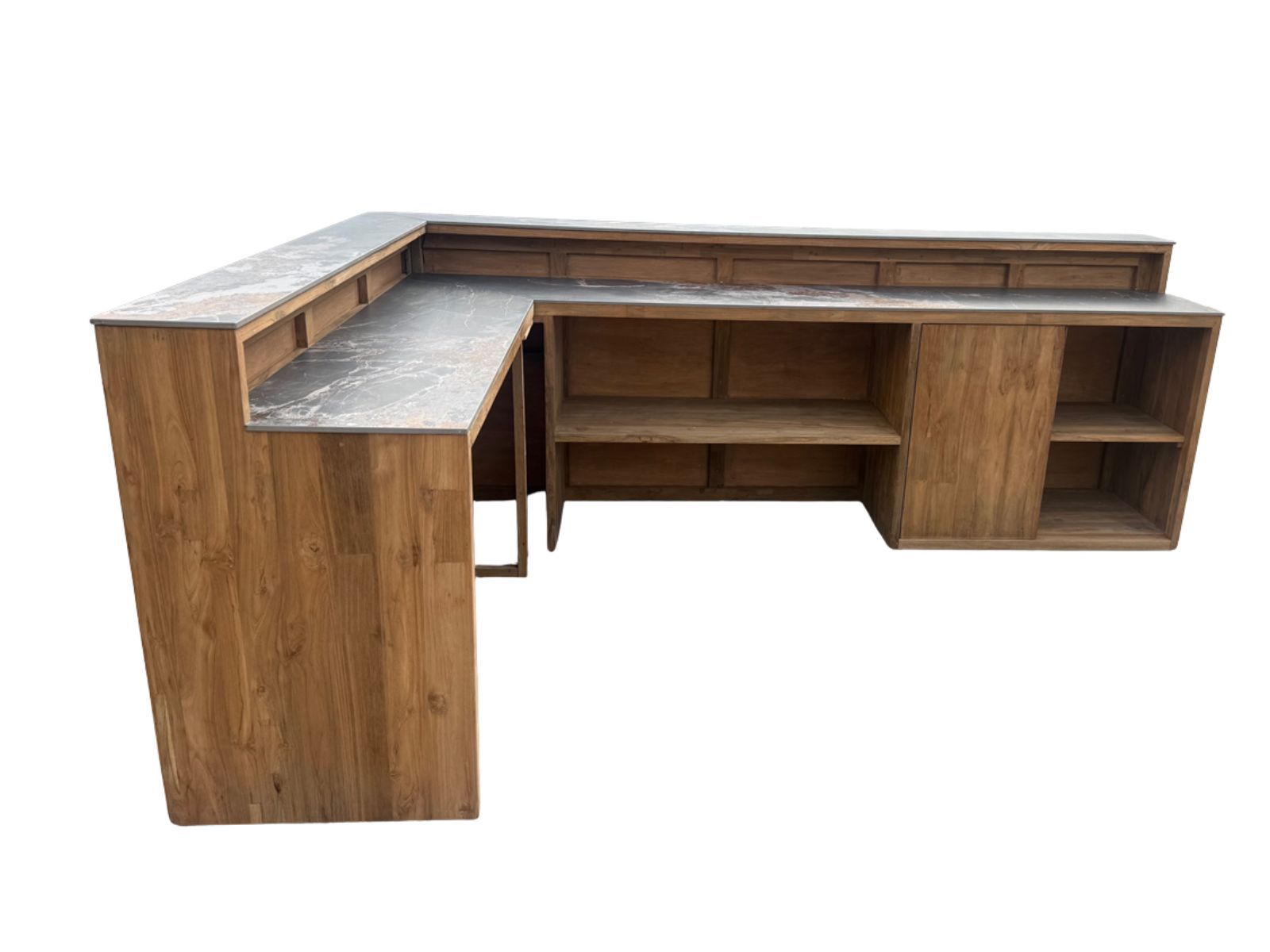 San Antonio Teak and Ceramic Bar-Garden Furniture Centre-Showroom on Display,Teak Tables,Tables,Bars & Bar Sets,Bars-{collection_title}