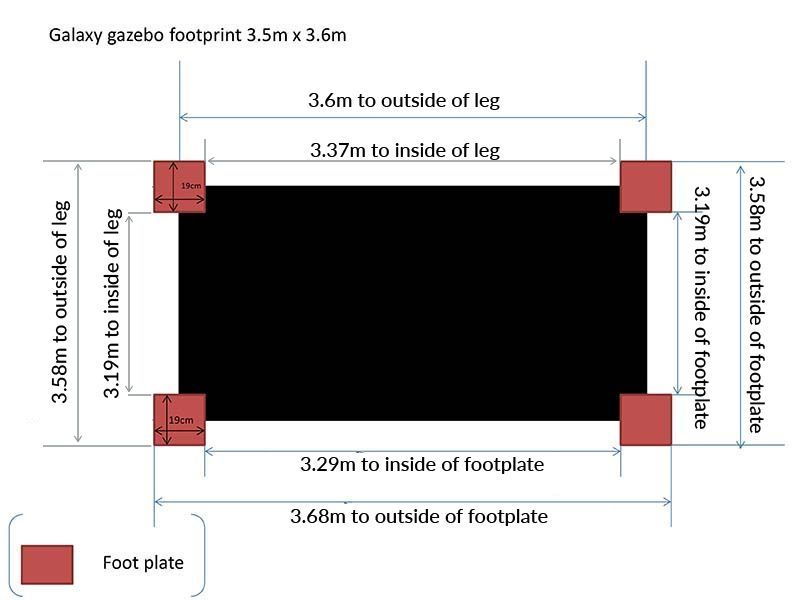 Galaxy Gazebo | 3.5 X 3.6M | BLACK FRIDAY MONTH
