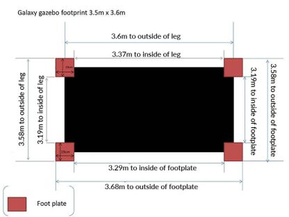 Galaxy Gazebo | 3.5 X 3.6M | BLACK FRIDAY MONTH