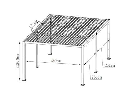 Galaxy Gazebo | 3.5 X 5.4m | BLACK FRIDAY MONTH