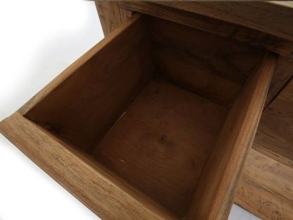 Rustic Teak Console Table 