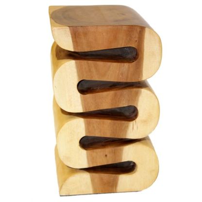 Hand Carved Snake Stool