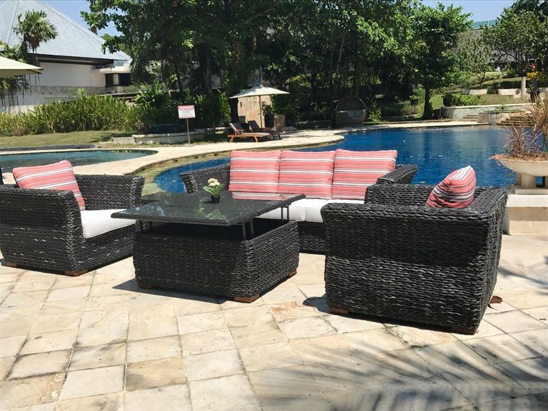 Midnight Montana Large Sofa Suite-Garden Furniture Centre-HighRange,Outdoor Lounging,Rattan,Outdoor Furniture,Rattan Furniture,Montana Range,Lounge Suites & Sets-{collection_title}