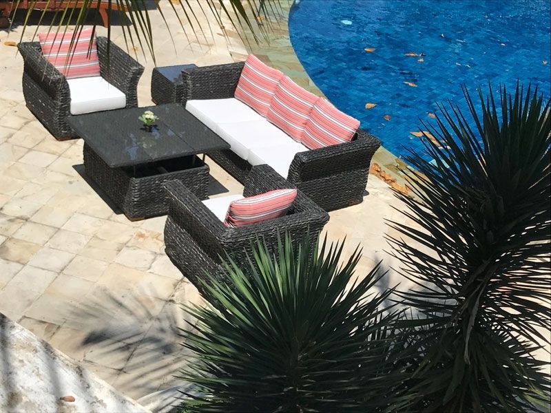 Midnight Montana Large Sofa Suite-Garden Furniture Centre-HighRange,Outdoor Lounging,Rattan,Outdoor Furniture,Rattan Furniture,Montana Range,Lounge Suites & Sets-{collection_title}