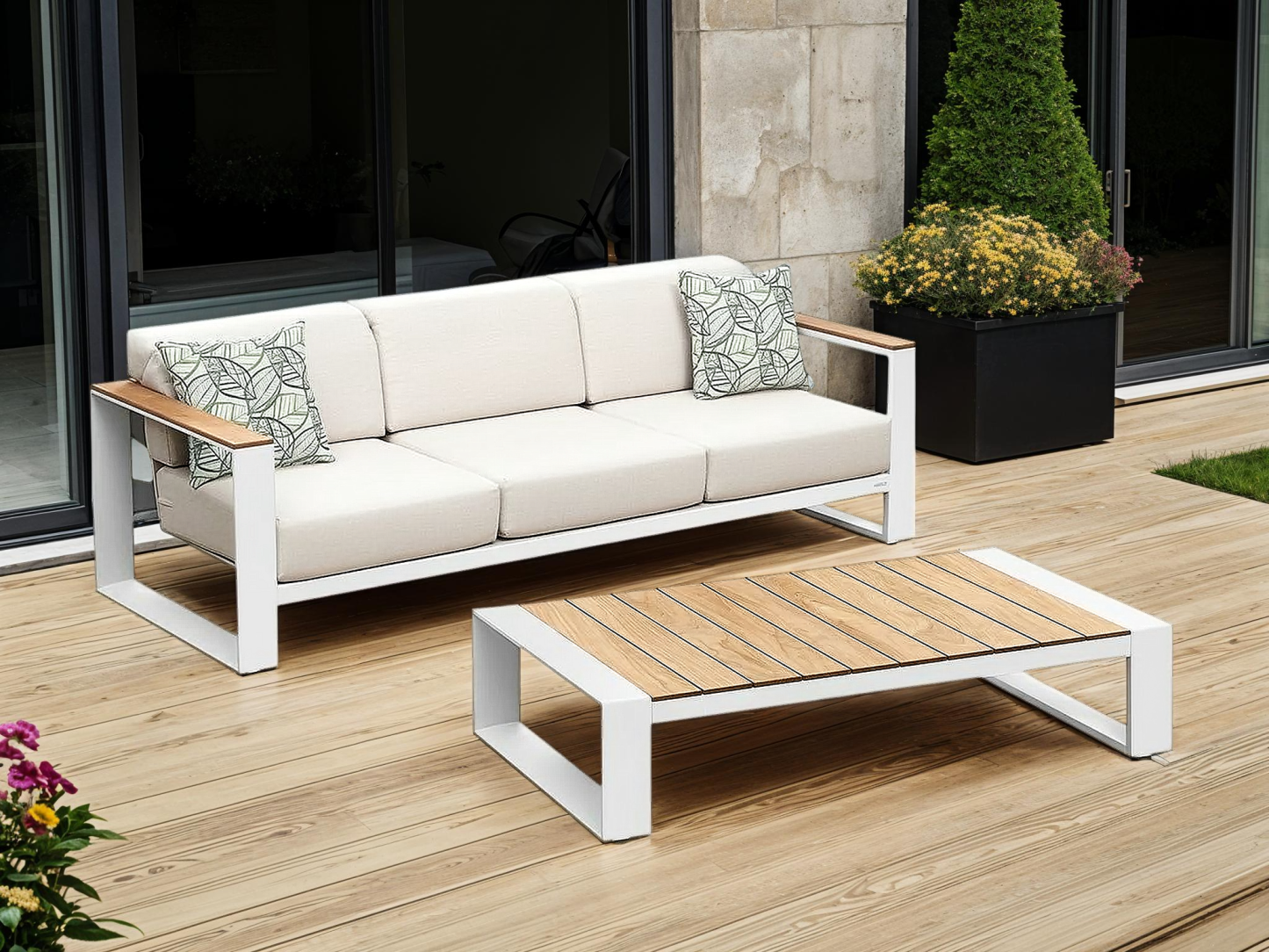 Cambusa White Coffee Table