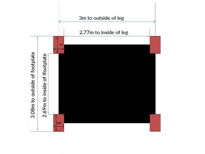 Galaxy Gazebo | 3 X 3M | BLACK FRIDAY MONTH