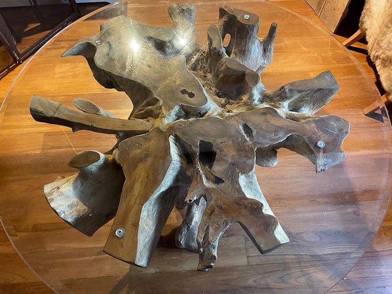 Naga Reclaimed Teak Root Dining Table-Garden Furniture Centre-Root,HighRange,Dining Table,Indoor Dining-{collection_title}