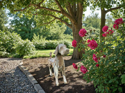 Russell The Wooden Dog -Garden Furniture Centre--{collection_title}