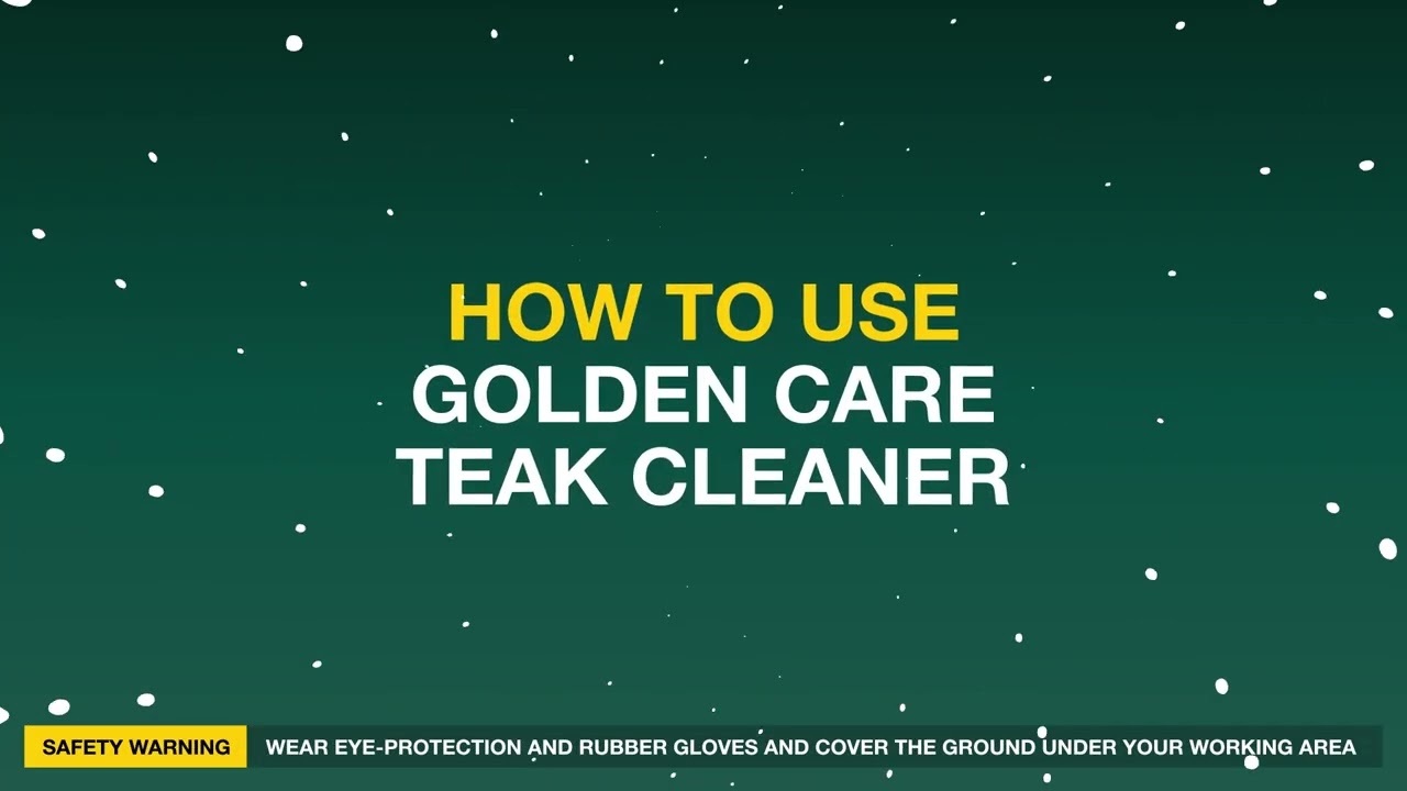 Golden Care 3-in-1 Teak Maintenance Care-Kit