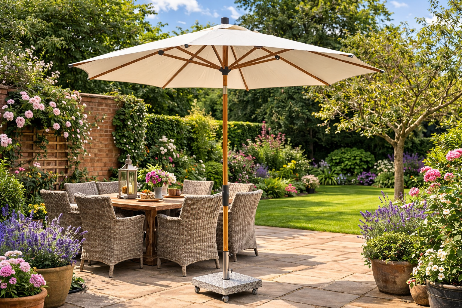 Ravello Commercial Parasol | 3m