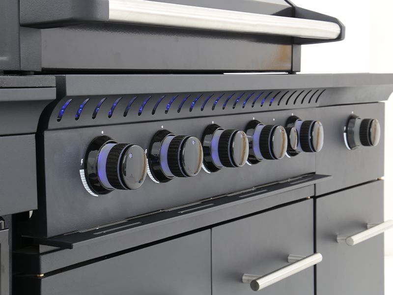 Island Four Burner Kitchen BBQ -Garden Furniture Centre-HighRange,Outdoor Kitchens,Outdoor Kitchen,BBQ's-{collection_title}