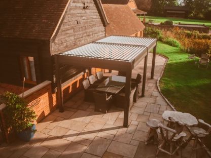 Eclipse 6 X 3m LED Motorised Pergola | Free Standing