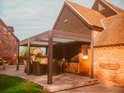 Eclipse 6 X 3m LED Motorised Pergola | Free Standing