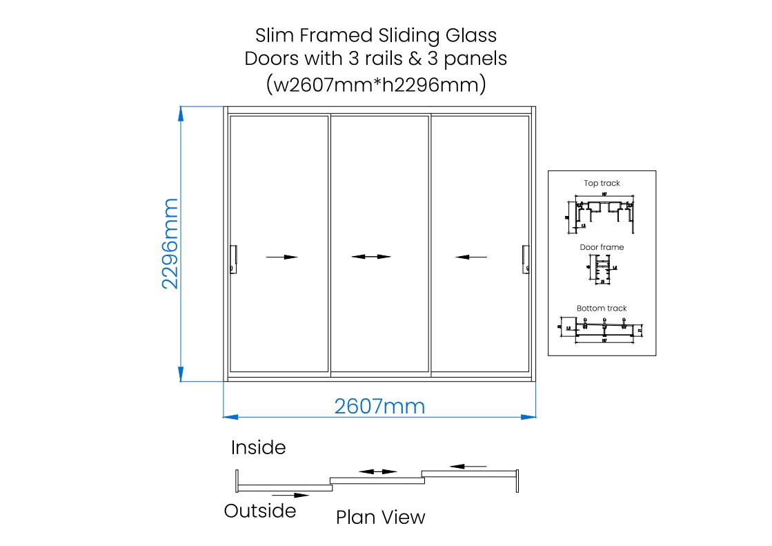 Premium Glass Sliding Doors