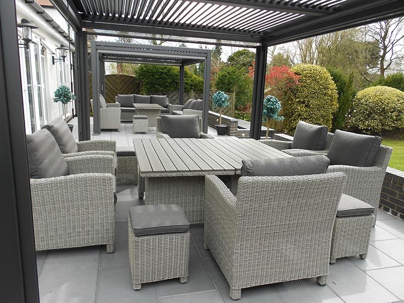 Galaxy Gazebo | 3 X 3M-Garden Furniture Centre-HighRange,Free Standing,Gazebos,The Galaxy Gazebo Range,Metal Gazebos,Galaxy Louvered Roof Gazebo Range,Galaxy Gazebo Range Ranges,Ranges,Spring & Summer Sale,Autumn & Winter Sale,Galaxy Range Gazebos,Sale-{collection_title}