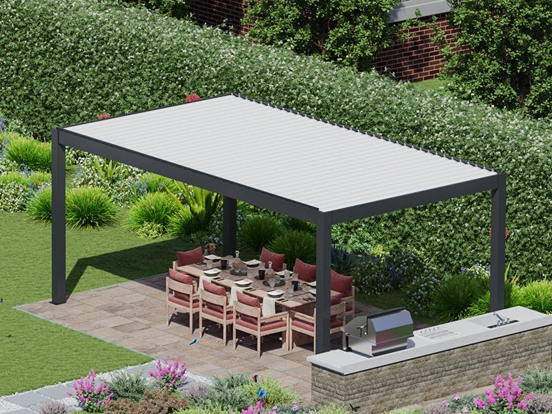 Mirage 5M x 3M Bioclimatic Pergola-Garden Furniture Centre-HighRange,Free Standing,Showroom exdis,Featured Products,Mirage,Metal Gazebos,Garden Rooms Gazebos,Bioclimatic Pergolas Gazebos,Gazebos,Bioclimatic Pergolas-{collection_title}