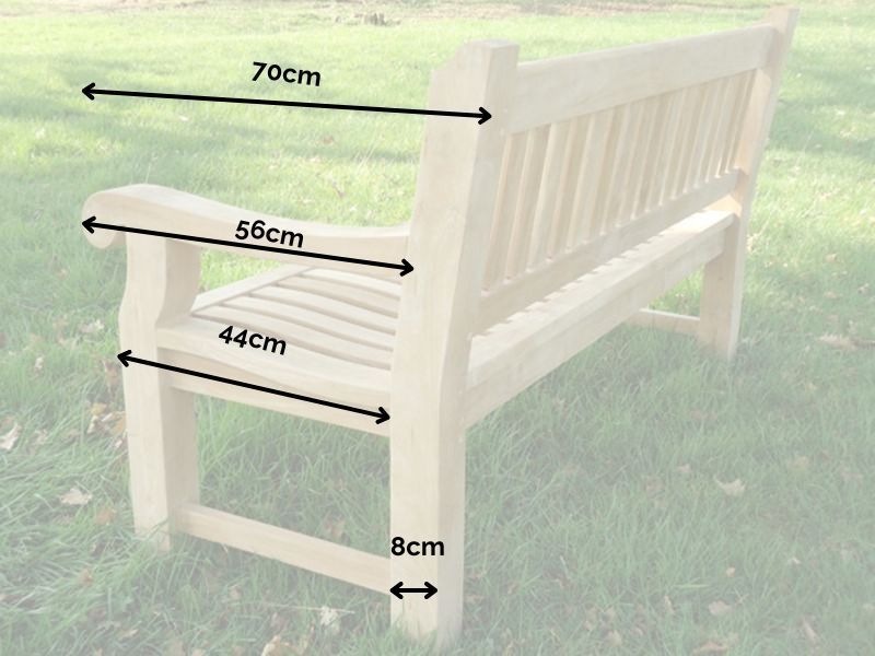 Memorial Bench 1.5m-Garden Furniture Centre-MidInstock,instock,MidRange,park benches,Information,Home Page Benches,Benches,Furniture for Valentines Day,Outdoor Furniture,Teak Benches Benches,Teak,Teak Benches,Memorial Benches-{collection_title}