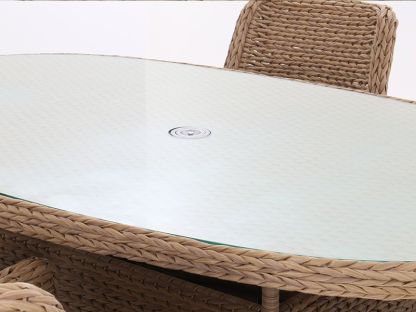 Montana Oval 6 Chair Dining Set