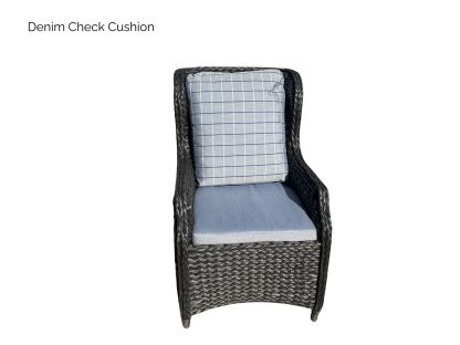 Midnight Montana Valencia Dining Armchair-Garden Furniture Centre-MidInstock,instock,MidRange,Dining Chair,Chair,Outdoor Furniture,Rattan Furniture,Montana Range,Outdoor Dining,Rattan,Rattan Chairs,Montana-{collection_title}