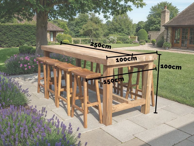 Himalayan Teak Bar Set