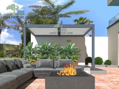 Eclipse 3 X 4m LED Motorised Pergola | Wall Mounted