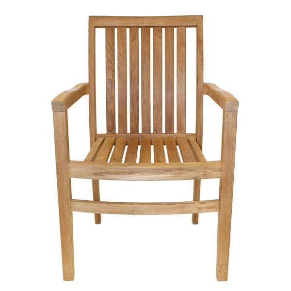 Warwick Stacking Chair | FSC® Certified -Garden Furniture Centre-LowRange,Dining Chair,Chair,Tables,Outdoor Furniture,Teak Garden Furniture,FSC®,Outdoor Dining,Teak,Teak Chairs-{collection_title}