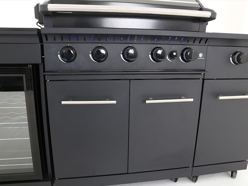 Island Four Burner Kitchen BBQ 