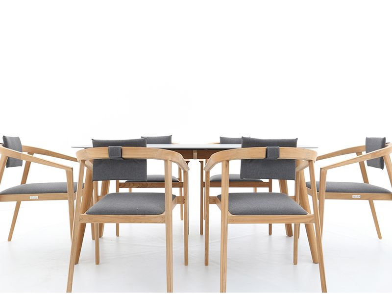 Mustique 6 Chair Dining Set | FSC® Certified