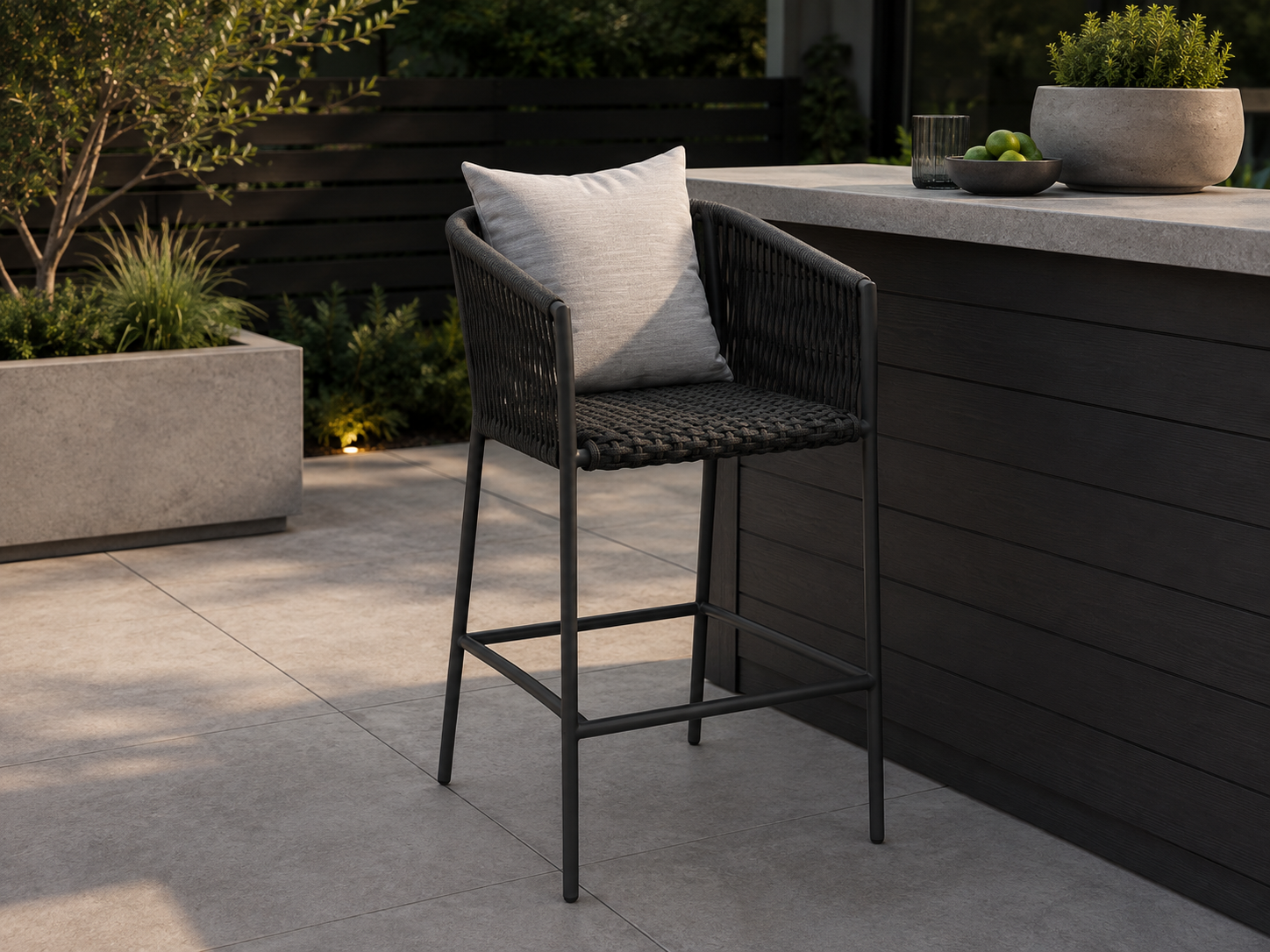 Aruba Rope Bar Stool